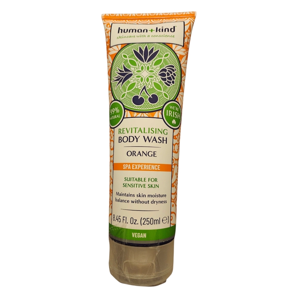 Humankind Orange Body Wash Suitable For Sensitive Skin NIP